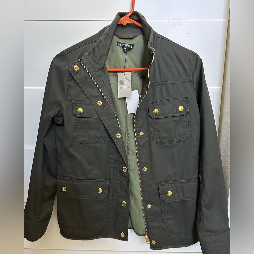 J.Crew Field Jacket (Petite Small). New with tag.